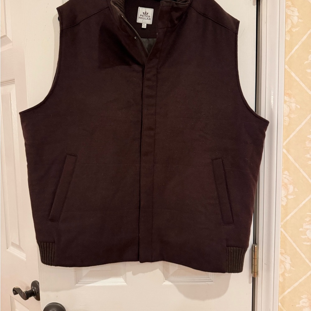 Peter Millar Cashmere Dark Brown Vest